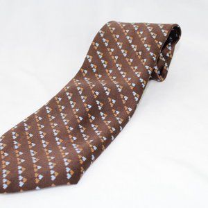 Grenadier Brown Heart Men's Tie Necktie Made in Great Britain Vintage